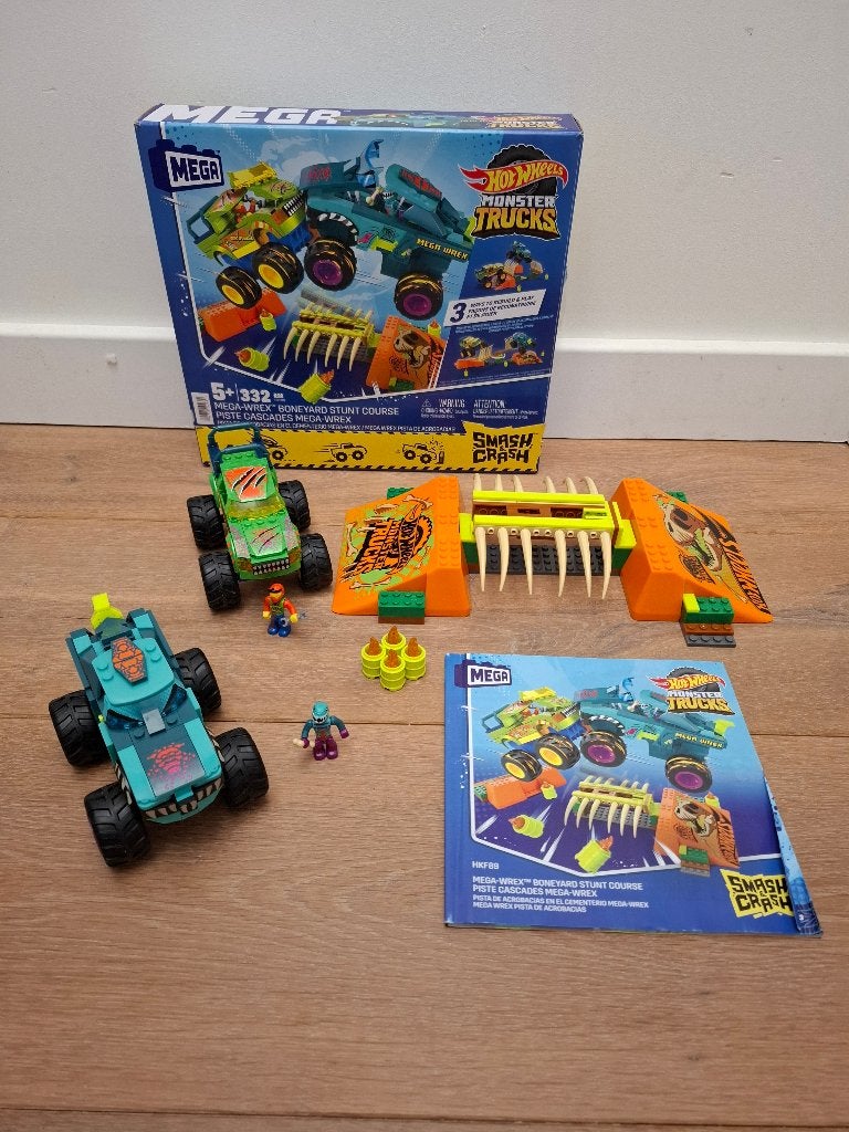 Monster Trucks - Hot Wheels Mega-Wrex, Ophalen of Verzenden, Zo goed als nieuw, Overige merken