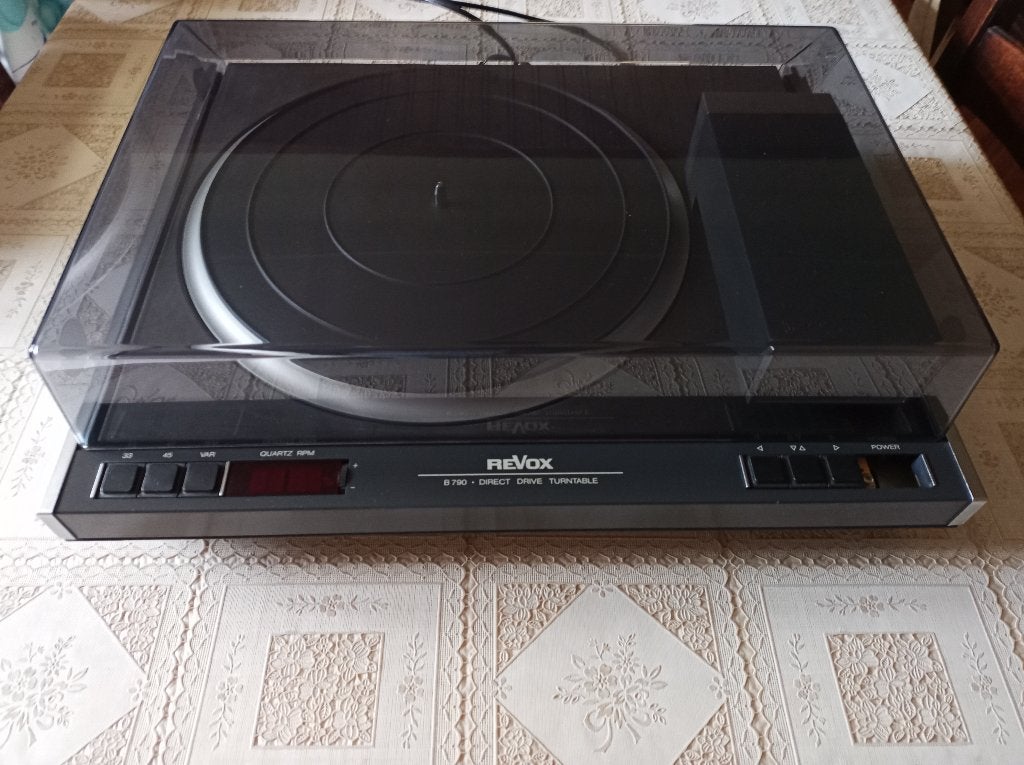 Tangentiële Revox B790 Direct-Drive (Voor de kenners), Audio, Tv en Foto, Platenspelers, Pitch-regelaar, Platenspeler, Niet werkend
