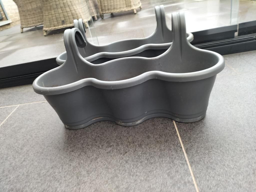 2 hangpotten, Tuin en Terras, Ophalen
