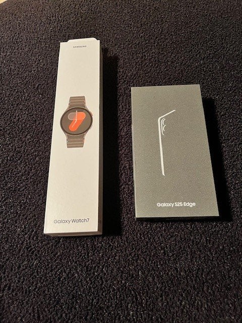 Samsung Galaxy S25 Edge ( 256GB ) + Galaxy watch 7, Telecommunicatie, Mobiele telefoons | Samsung, Ophalen, Zonder abonnement