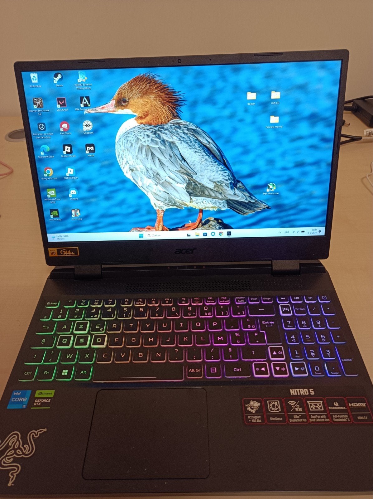 Acer Gaming Laptop RTX 4060, Computers en Software, Ophalen of Verzenden, Gaming, SSD