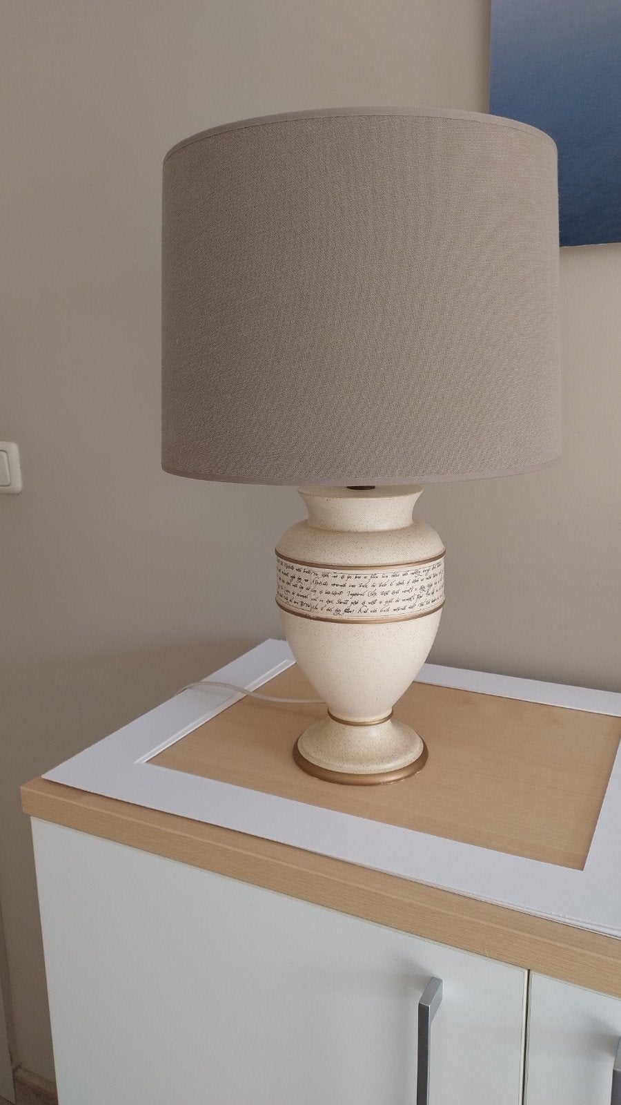 tafellamp, Beige, Ophalen