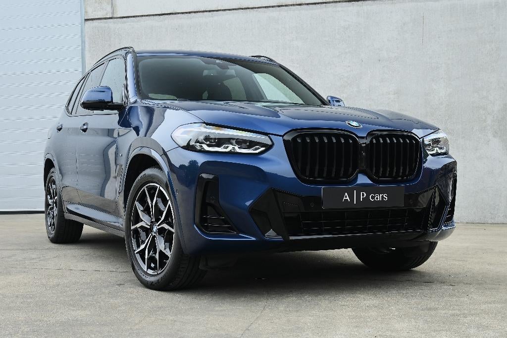 BMW X3 2.0iA xDrive20 | M-PACK | 360 camera | carplay | HIFI, Auto's, 1998 cc, 4 cilinders, Blauw, Leder