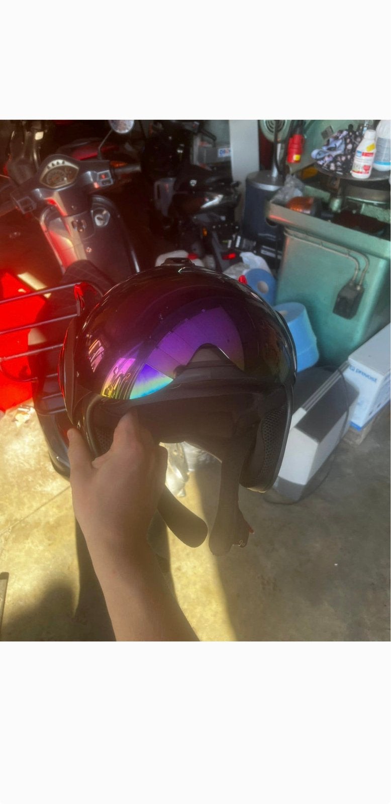 Boxer helm maat L, Ophalen, Zo goed als nieuw