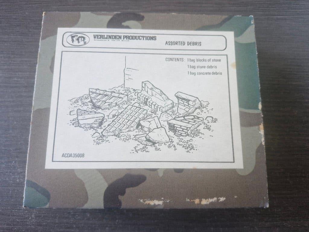 Verlinden 1/35 Assorted Debris, Ophalen of Verzenden, Nieuw, 1:35 tot 1:50, Diorama