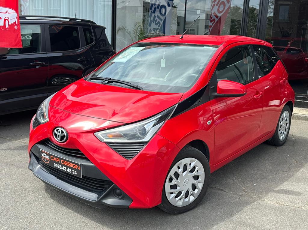 Toyota Aygo 1.0i / 2020 / eu6d / 51.000km / garantie.., Autos, Toyota, Rouge, Euro 6, Entreprise, Boîte manuelle