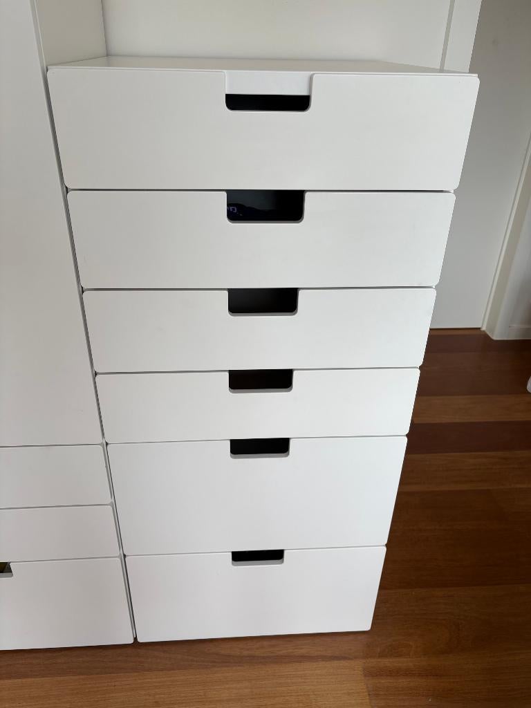 Commode Ikea Smastadt 6 tiroirs, 5 tiroirs ou plus, Enlèvement, Utilisé, 50 à 100 cm