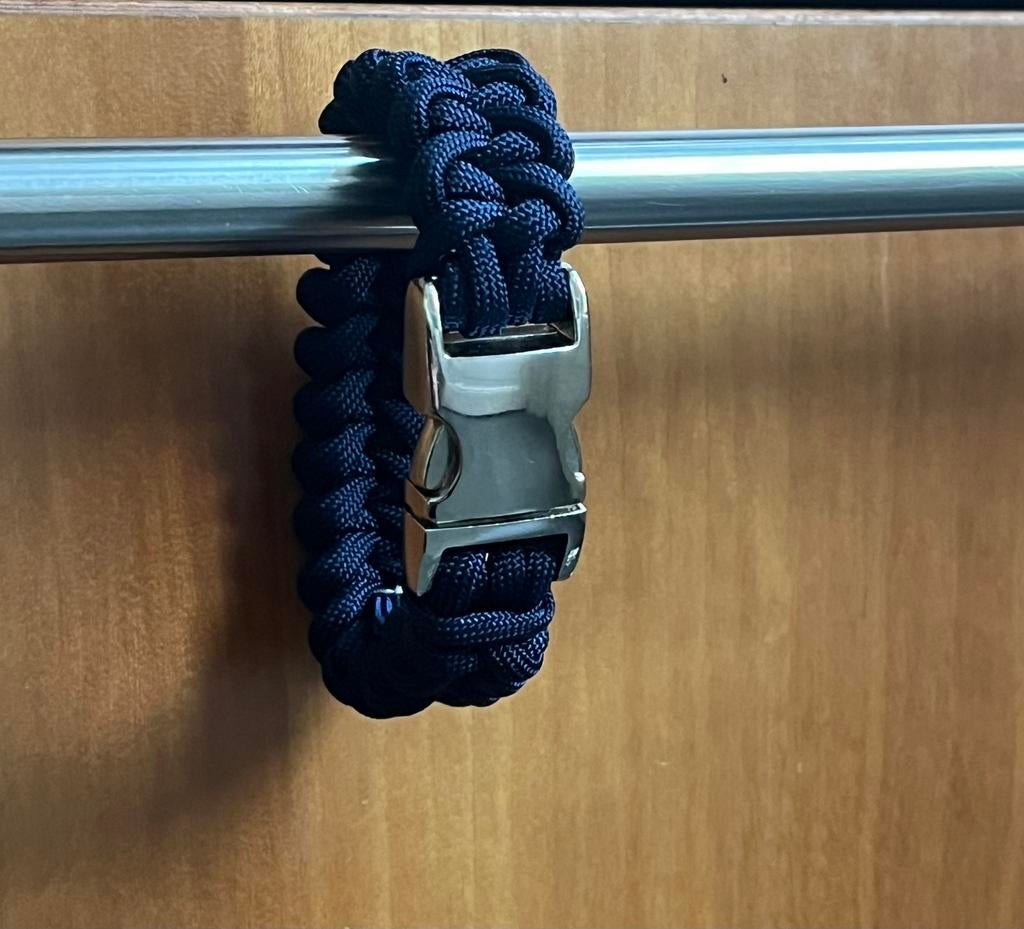 Paracord armbanden handgemaakte, Ophalen, Nieuw, Blauw, Overige materialen