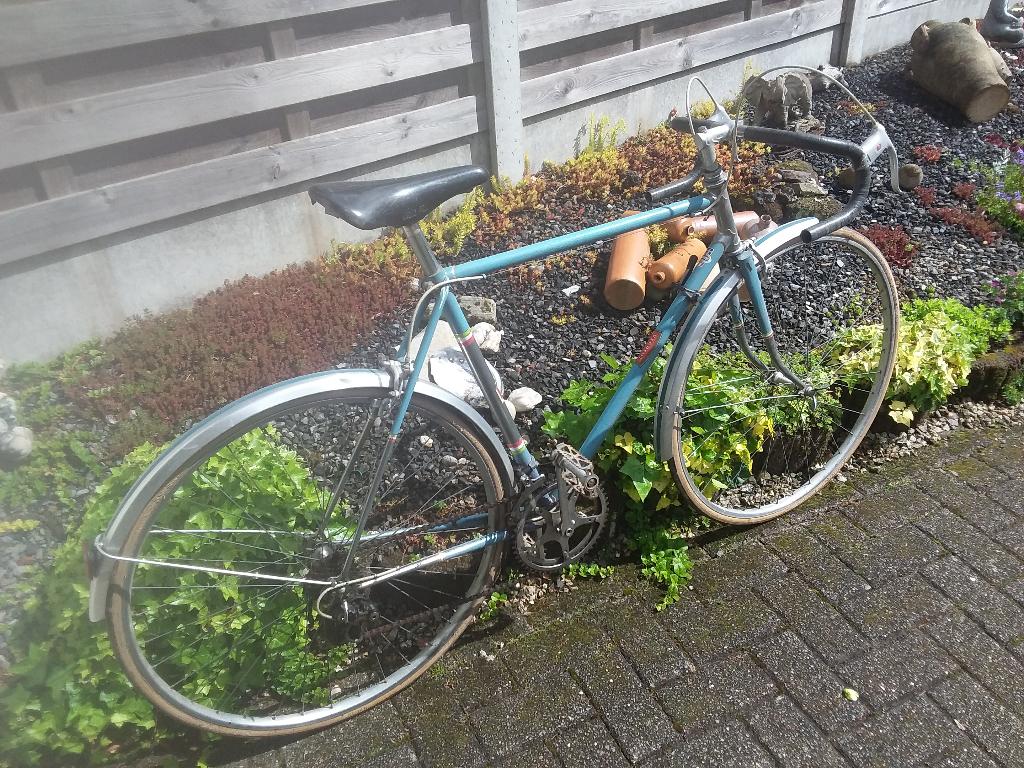 Retro koersfiets, Fietsen en Brommers, Ophalen, Gebruikt
