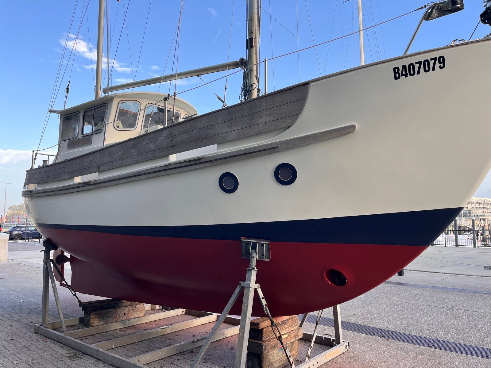 Fisher motorsailor, Sports nautiques & Bateaux, 9 m, Autres marques, Diesel, Utilisé