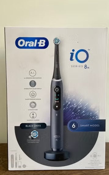 Oral-B iO series 8 electrische tandenborstel (zwart), Ophalen, Nieuw, Tandenborstel