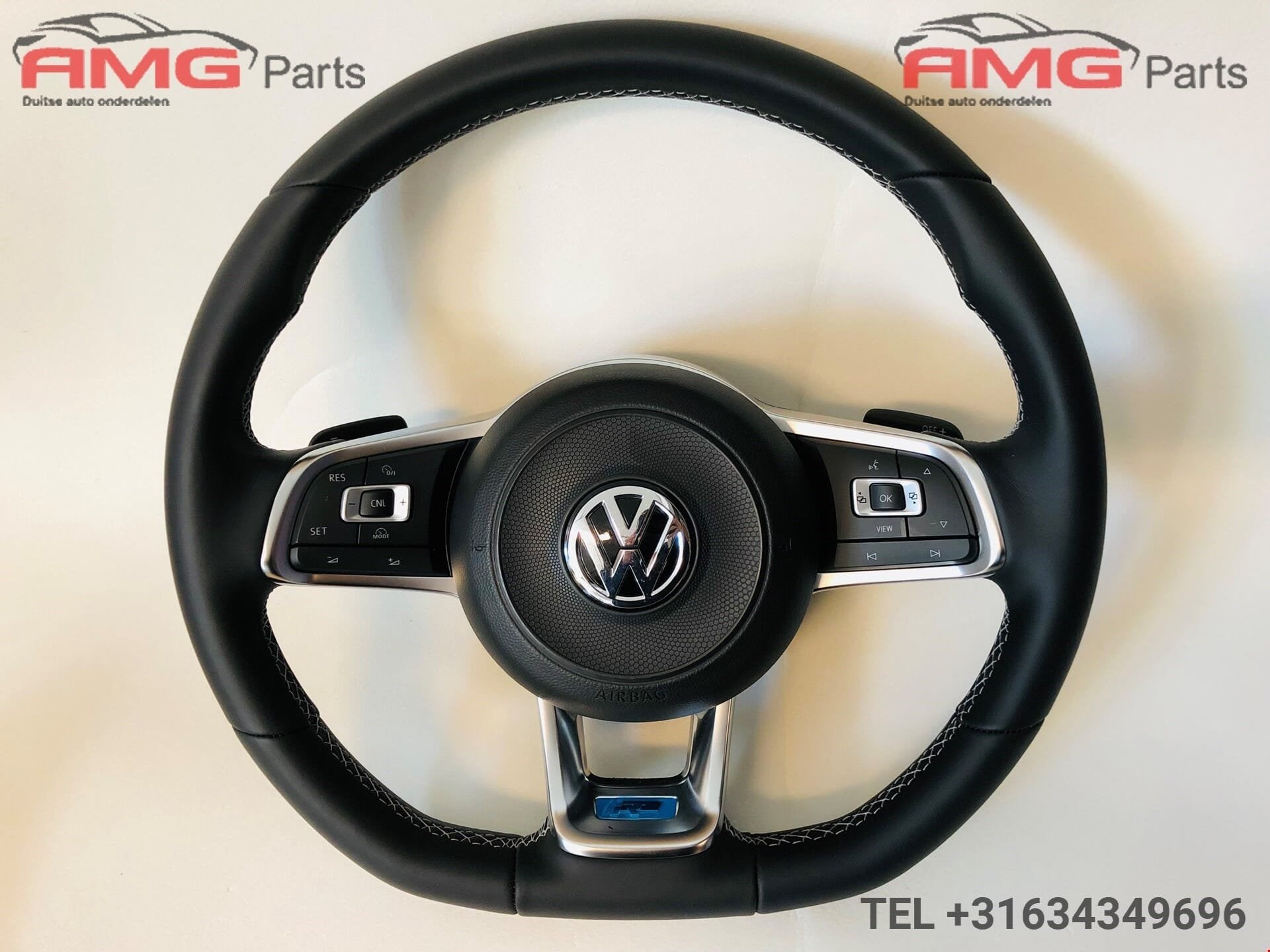 Vw Polo 2G R Line Stuur Flippers Airbag CNL Knopjes, Auto-onderdelen, Volkswagen, Volkswagen AG, Nieuw, Vw@volkswagen.de