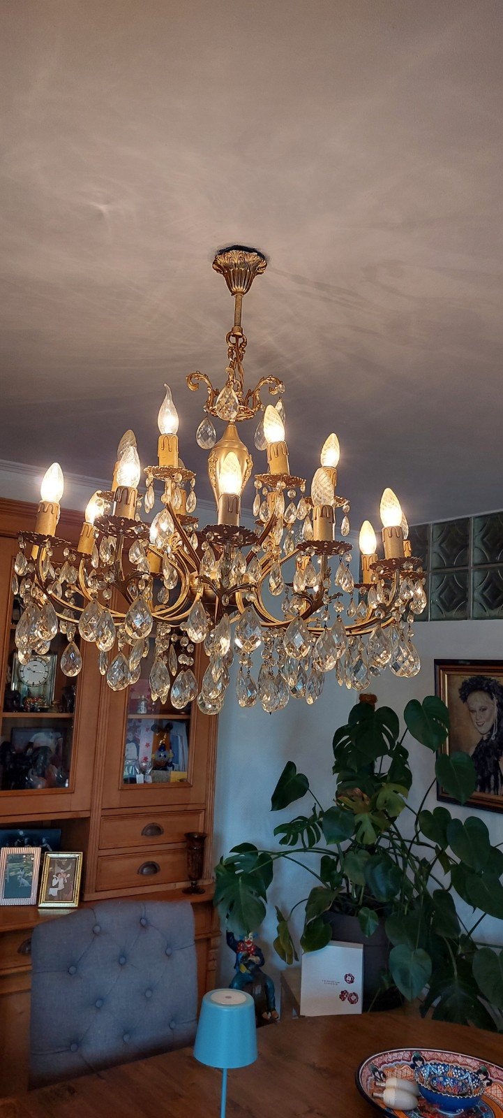 Luster, Huis en Inrichting, Lampen | Kroonluchters, Ophalen