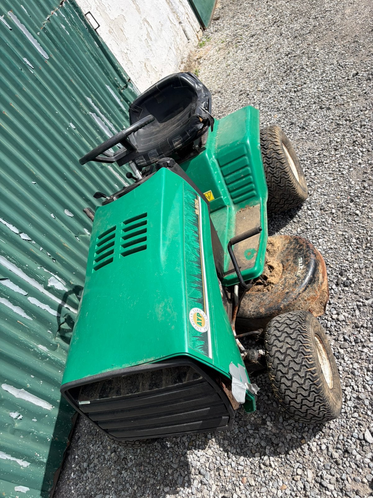Vend tracteur tondeuse a remettre en route, Enlèvement, Utilisé, Démarrage électrique, 90 à 120 cm