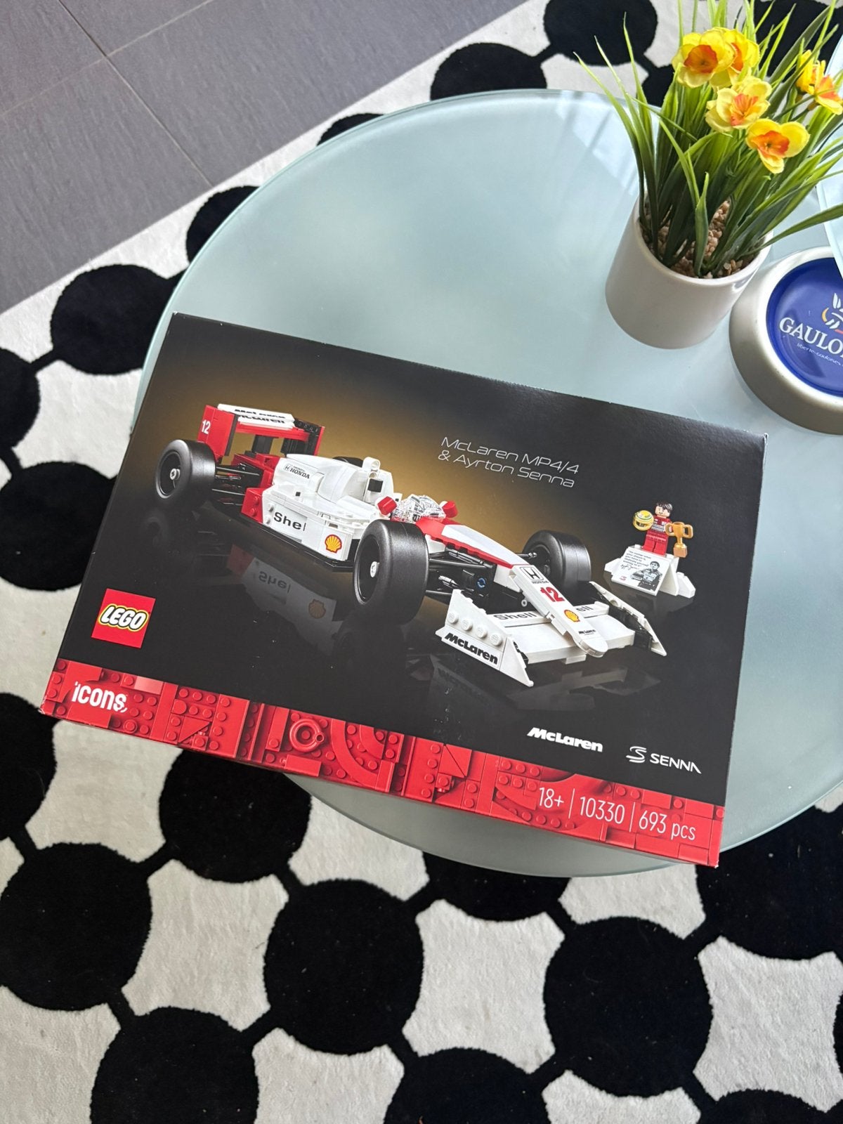Lego Icons McLaren MP4/4 en Ayrton Senna (10330), Ophalen, Zo goed als nieuw, Lego, Icons