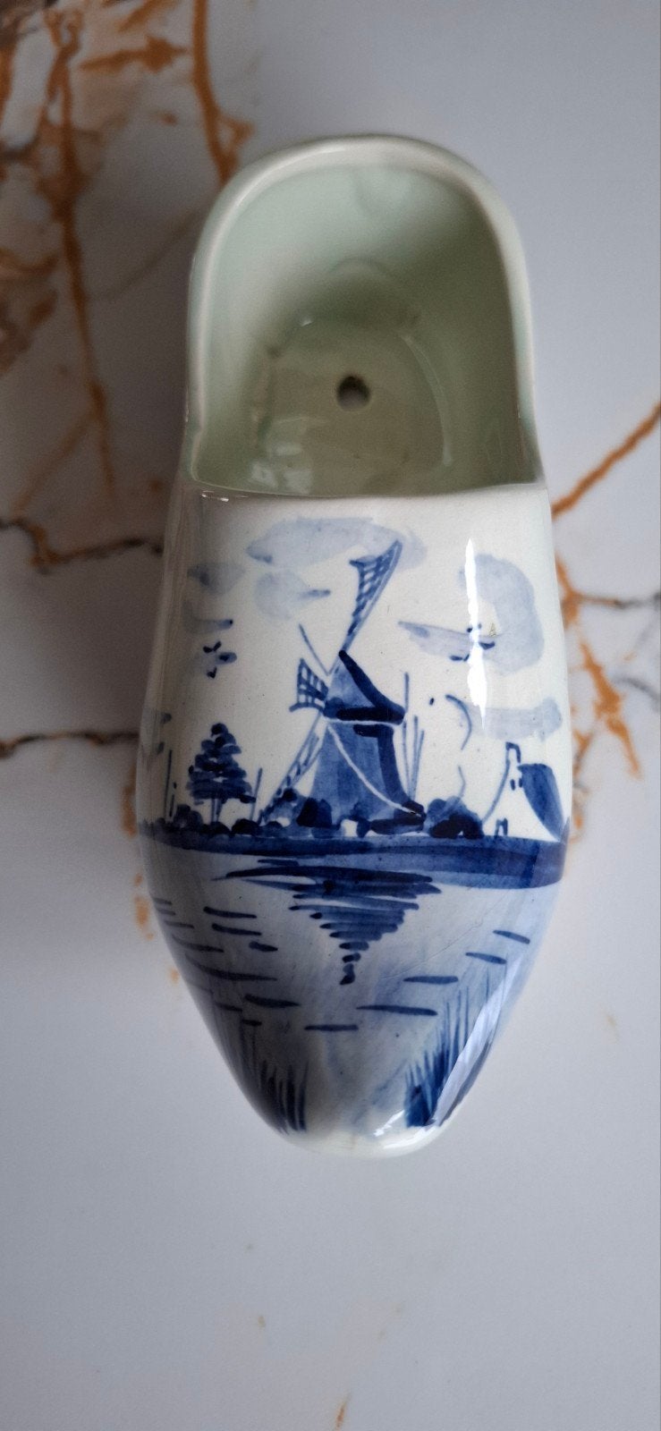 klomp delfts blauw, Ophalen
