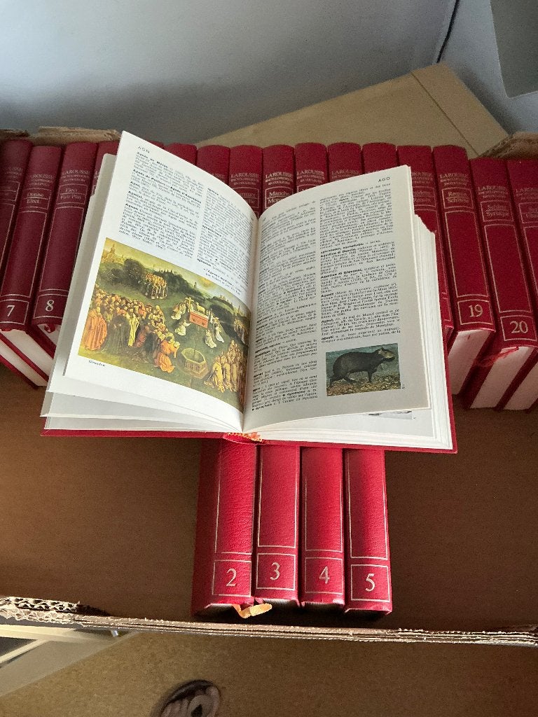Larousse encyclopédique en couleurs en 24 exemplaires, Série complète, Éditions France loisirs, Enlèvement ou Envoi, Général