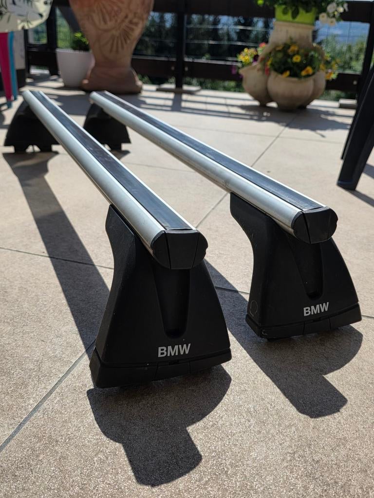 Barres de toit BMW origine OEM aluminium – E81 E87 E90, Autos : Divers, Porte-bagages