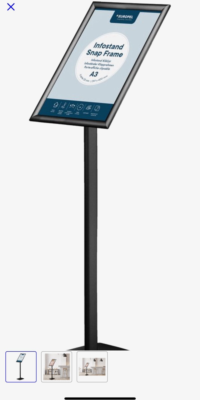Infostand nieuw!, Articles professionnels, Aménagement de Bureau & Magasin | Fournitures de bureau, Enlèvement, Neuf, dans son emballage