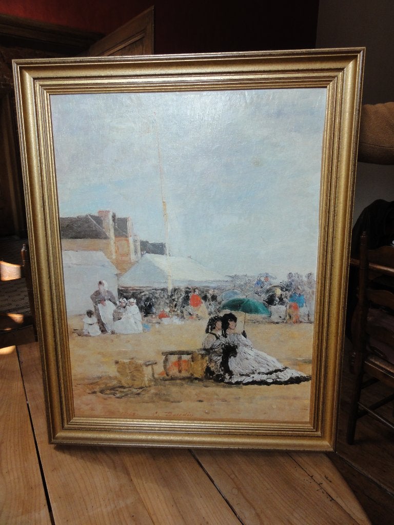 tableau, Antiquités & Art, Enlèvement, Signé, Toile, Maritime / eau