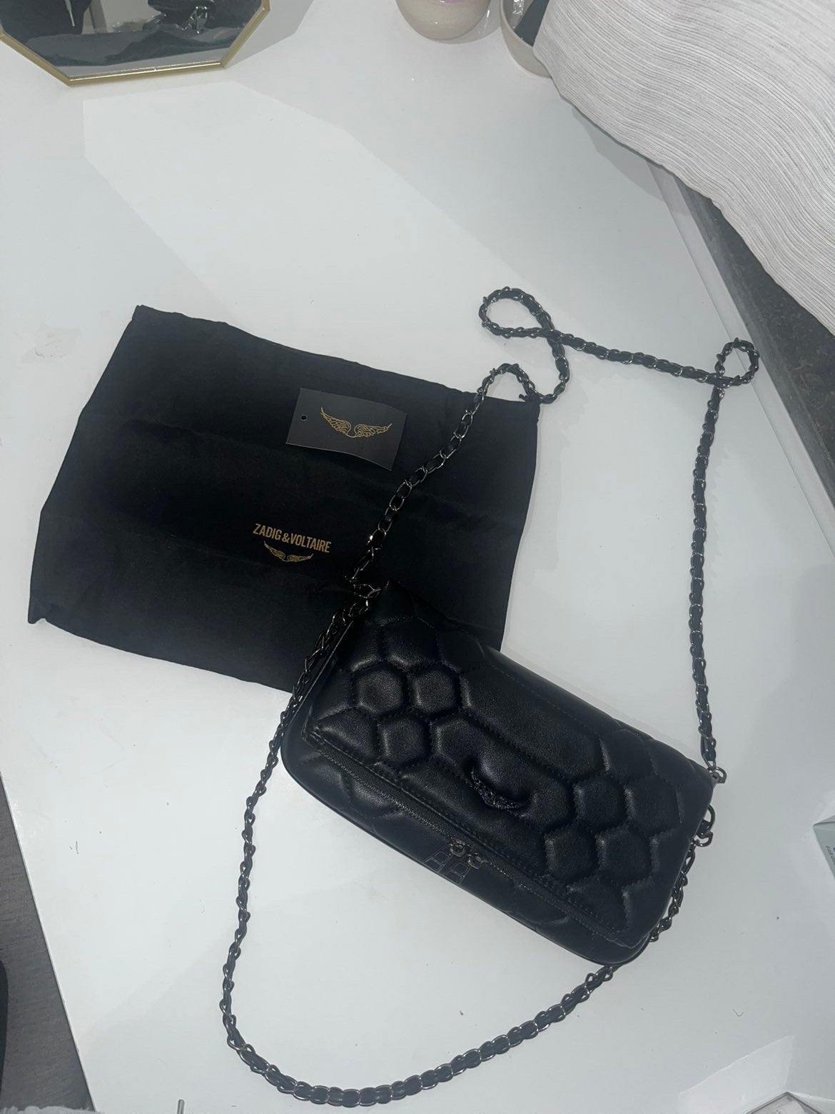Sac Zadig & Voltaire, Bijoux, Sacs & Beauté, Enlèvement ou Envoi, Comme neuf, Noir, Sac à main