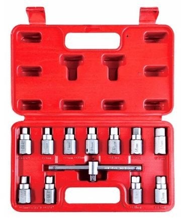 12 Delige Carterplug Doppen set carter plug doppen set, Doe-het-zelf en Bouw, Gereedschap | Handgereedschap, -, -, Nieuw, Ophalen of Verzenden