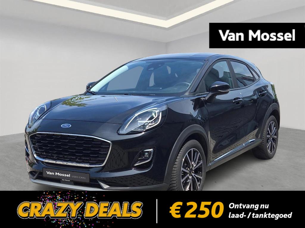 Ford Puma Titanium X|Automaat|B&O||Winterpack, Lichtsensor, Stof, 1226 kg, Zwart