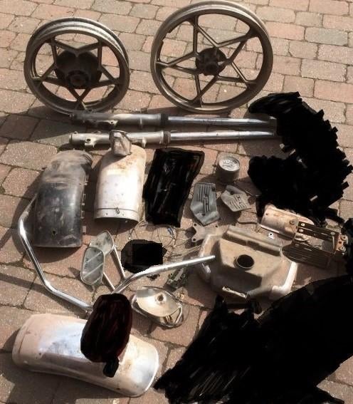 Suzuki gs 750l +-1980 lot onderdelen of specifiek onderdeel, Ophalen, Gebruikt