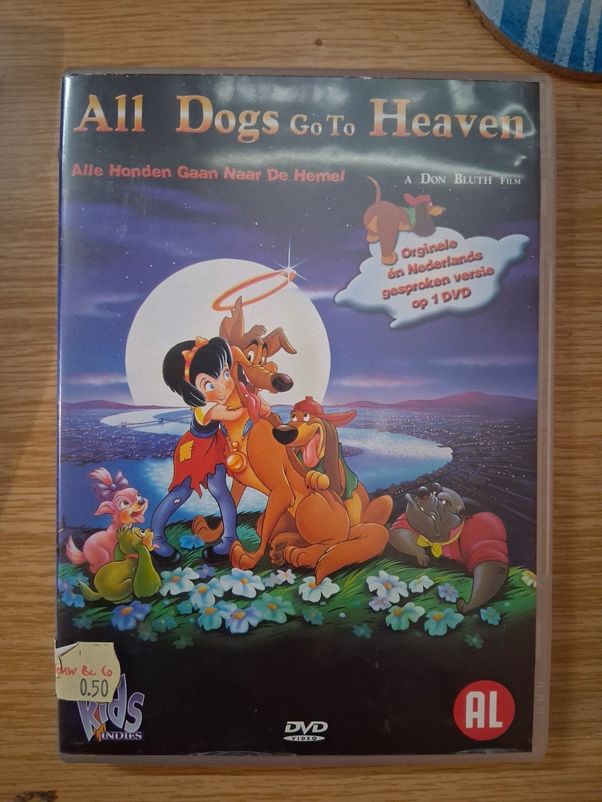 Dvd All dogs go to heaven (ook honden gaan naar de hemel), Europees, Tekenfilm, Nederlands, Ophalen of Verzenden