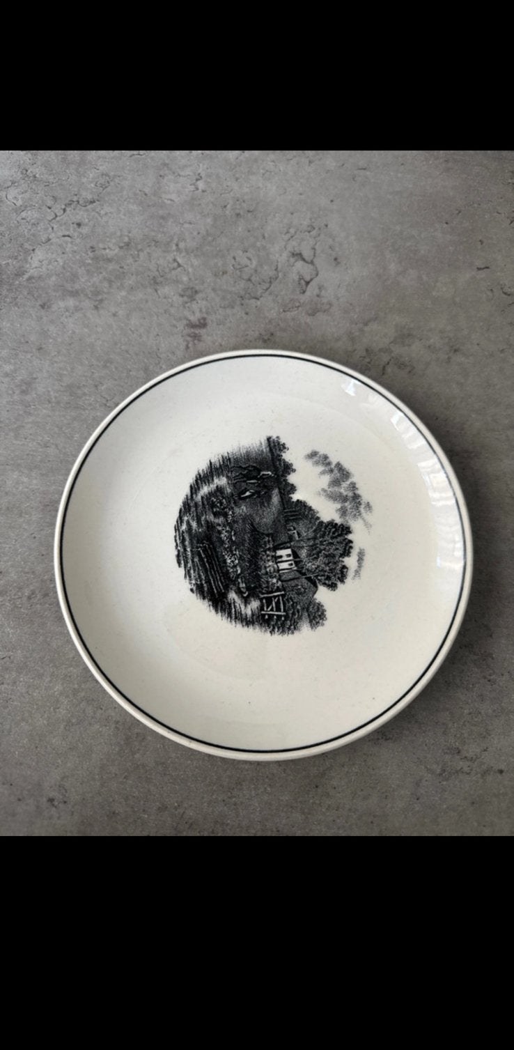 Assiette à thé ancienne, Enlèvement ou Envoi