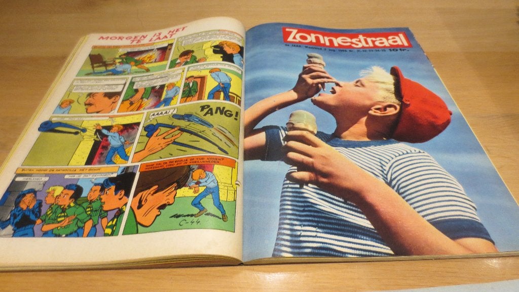 grote verzameling ingebonden boekjes zonnestraal 1966, Ophalen of Verzenden