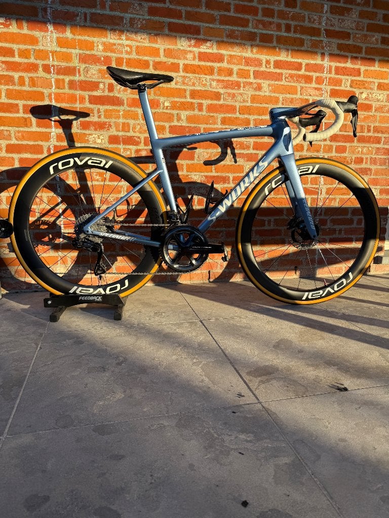 S-Works Tarmac SL8 Glacial Blue 54, Gebruikt, Carbon, Heren, Meer dan 20 versnellingen