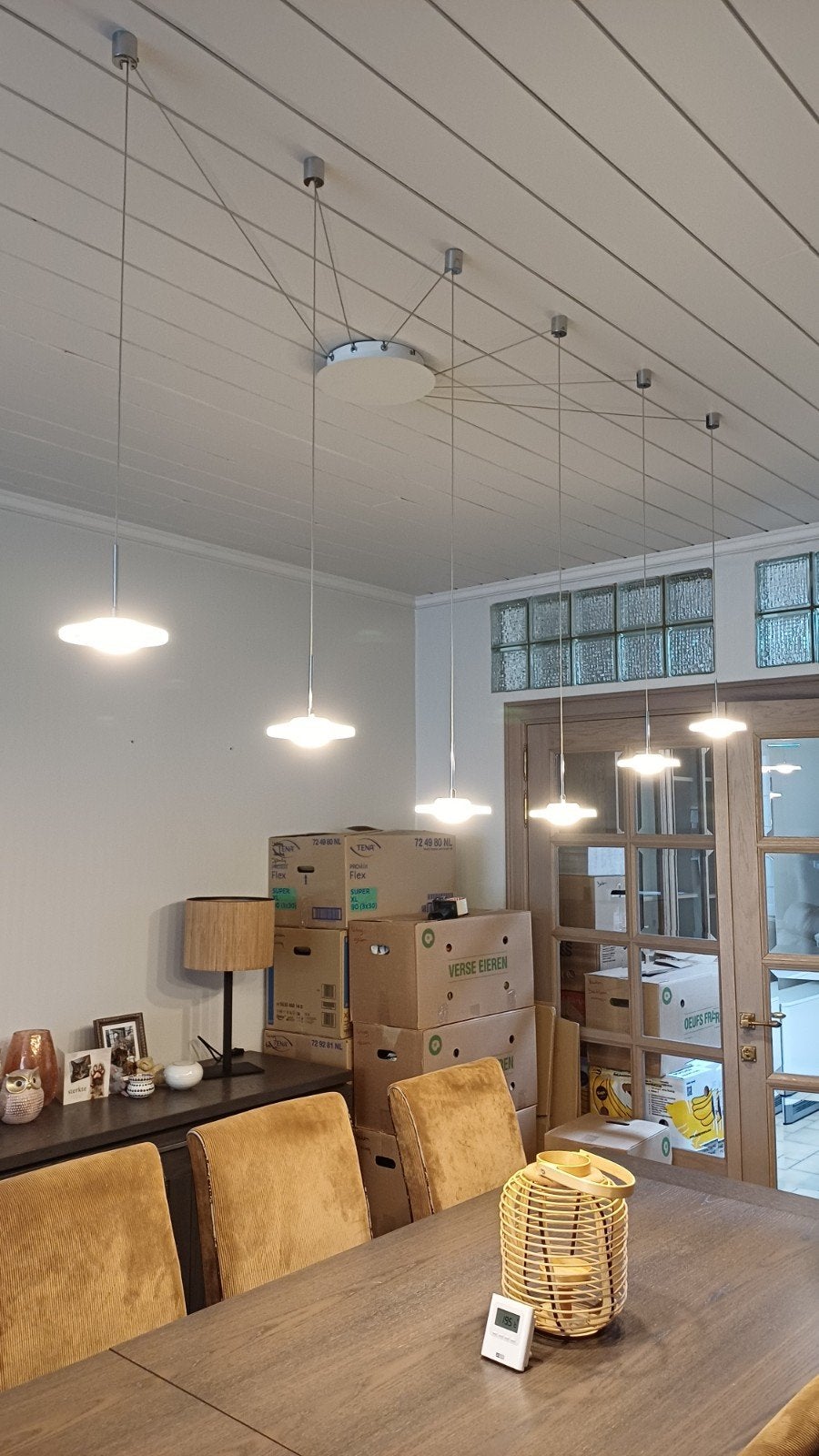 mooie verlichting gekocht bij Light Gallery, Ophalen, Zo goed als nieuw, Glas, Hanglamp