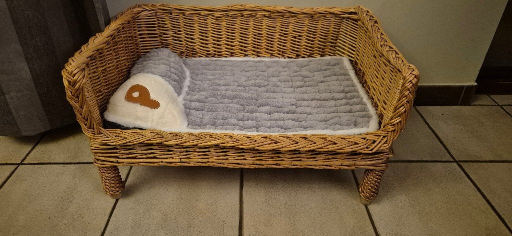panier en osier pour chiens de taille moyenne, Enlèvement, Comme neuf, Roseau
