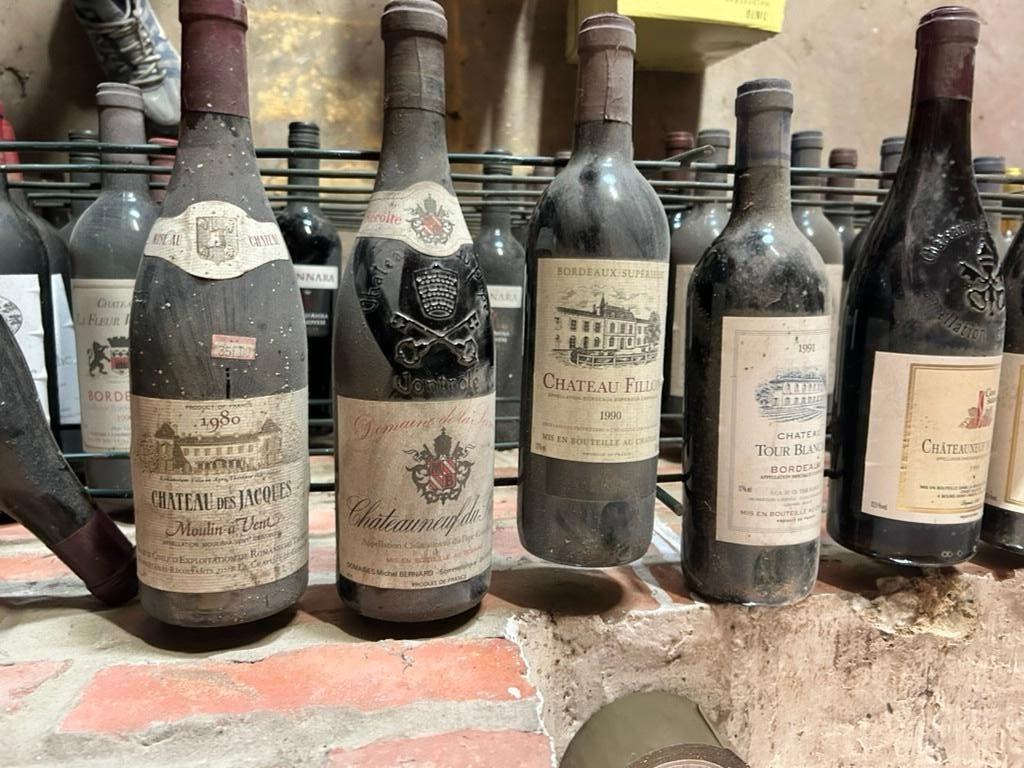 wijn + champagne 160 flessen (biedingen tot 18/05), Ophalen, Gebruikt, Frankrijk, Champagne