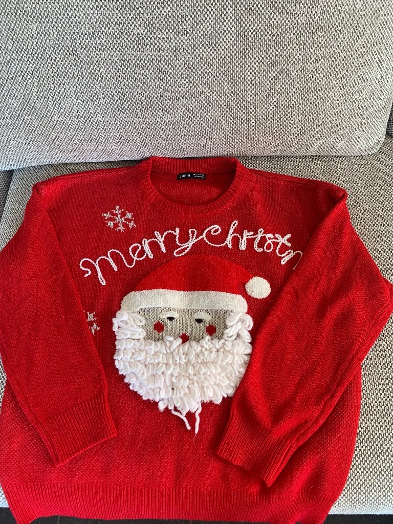 Kersttrui – Merry Christmas – Maat S, Ophalen of Verzenden, Zo goed als nieuw, Maat 36 (S), Rood