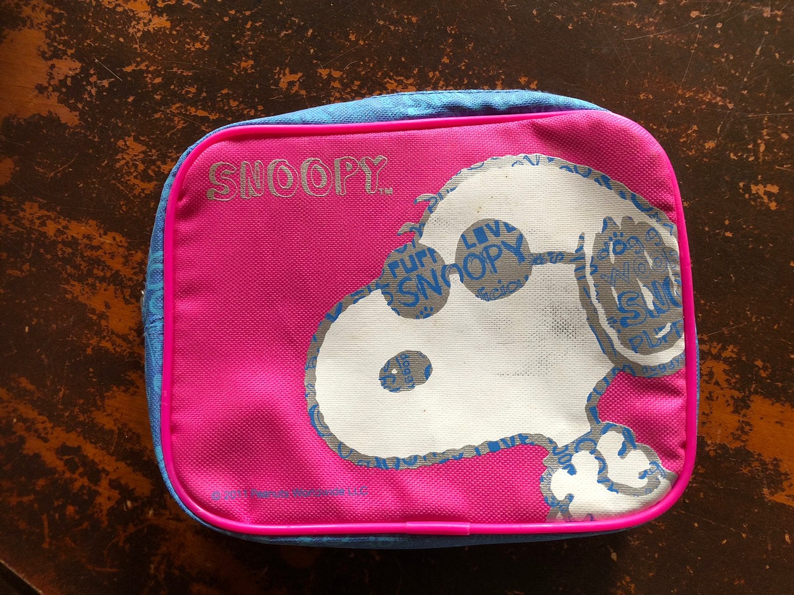 Toiletzak Snoopy, Overige merken, Gebruikt, Minder dan 30 cm, Ophalen of Verzenden