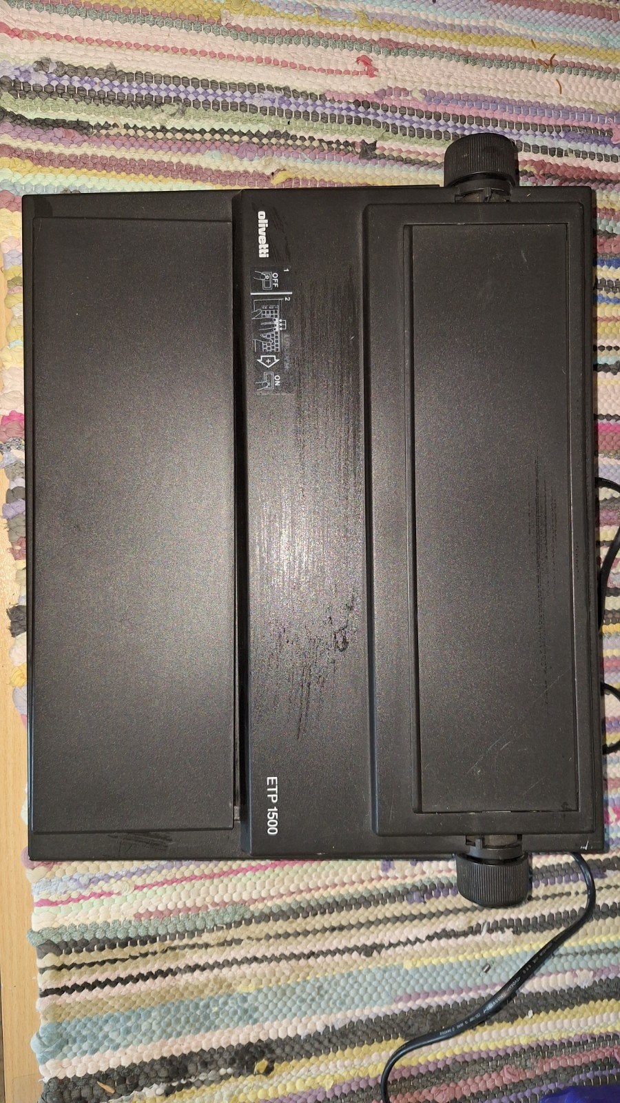 elektronische type machine OLIVETTI Etp1500, Ophalen, Zo goed als nieuw