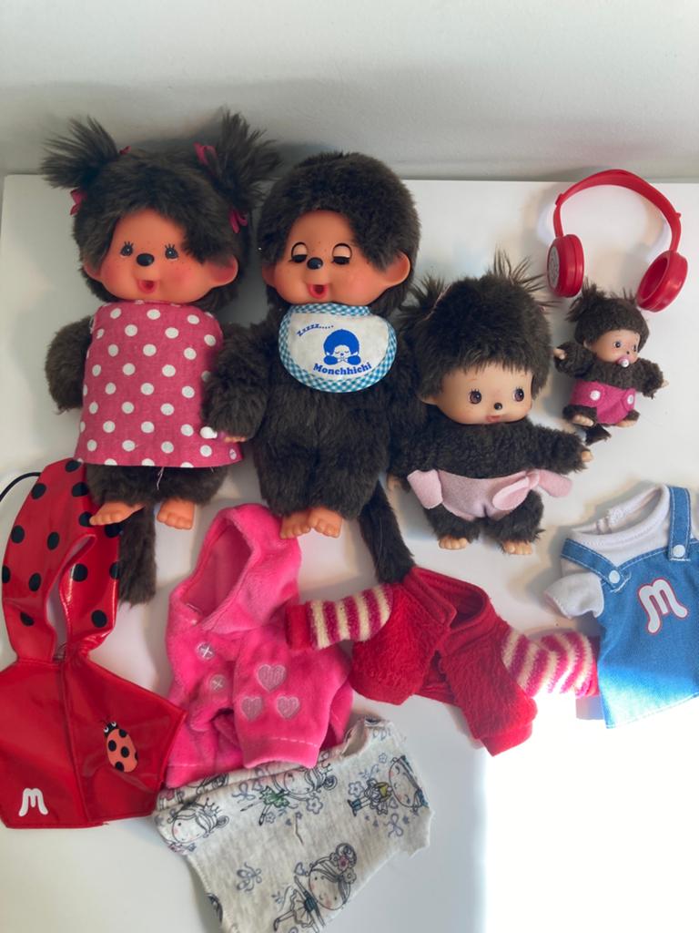 Monchichi Monchhichi Sekiguchi Family Kiki, Verzamelen, Ophalen of Verzenden, Zo goed als nieuw