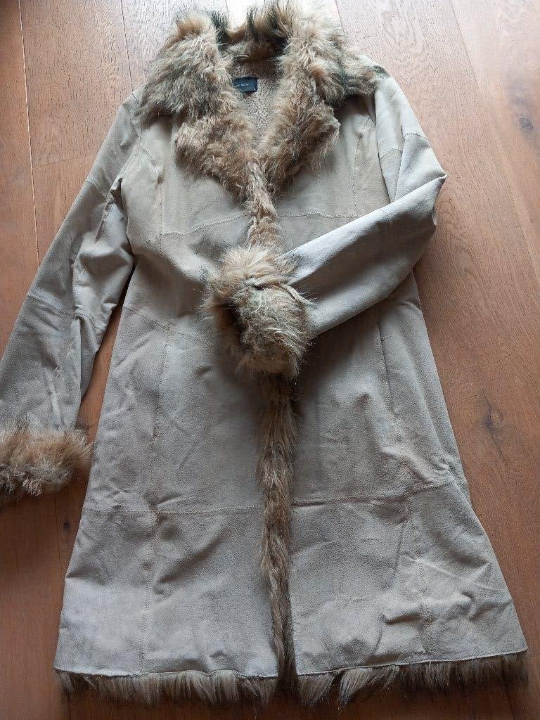 SUEDE JAS, Vero Moda, Beige, Ophalen of Verzenden, Maat 36 (S)