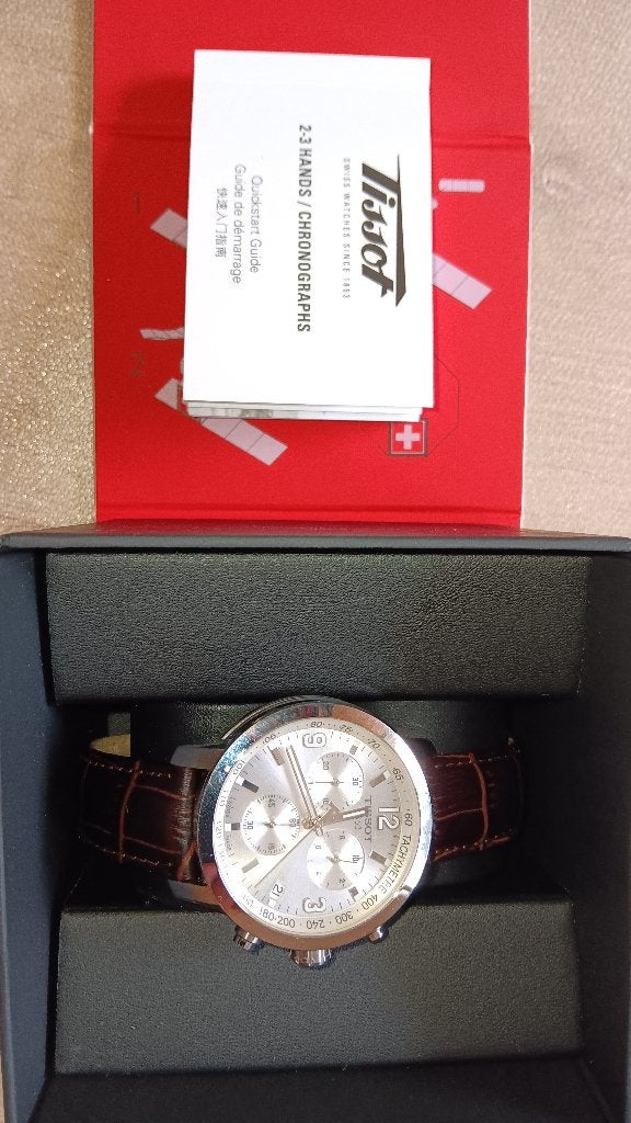 TISSOT herenhorloge (nog nieuwstaat; ongebruikt), Overige merken, Leer, Polshorloge, Nieuw
