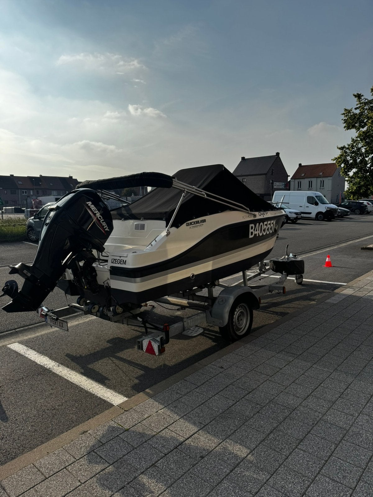 Bijna nieuwe quicksilver 455 van 2021 met 60pk 2021, Watersport en Boten, Ophalen, Zo goed als nieuw, Quicksilver