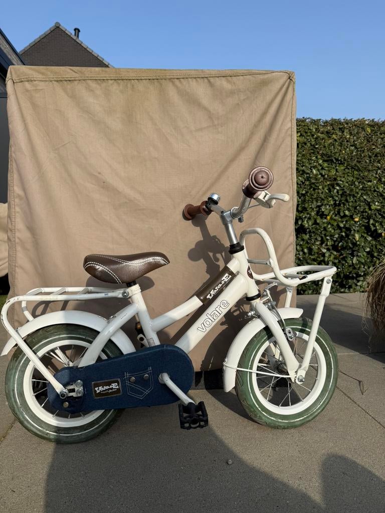 Kinderfiets - wit - goede staat, Enlèvement, Comme neuf, Stabilisateurs