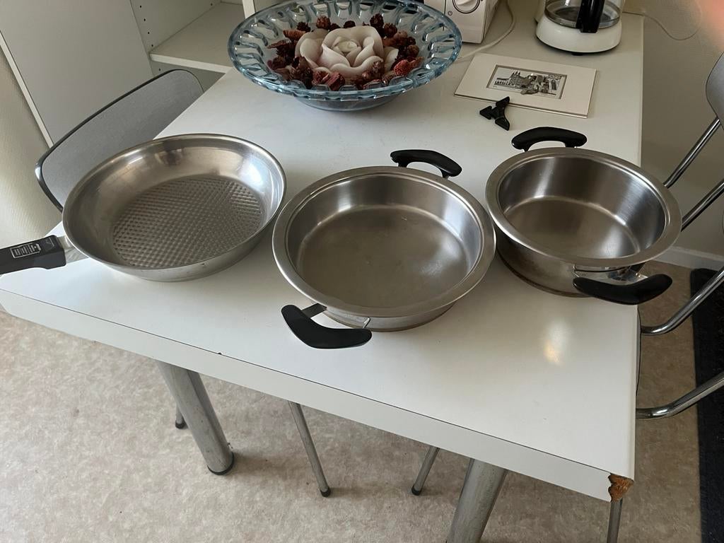 2 AMCpotten plus 1 goeie pan, Huis en Inrichting, Ophalen