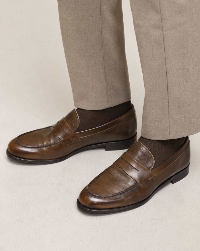 Daniel Kenneth leren penny loafers – maat 40, Kleding | Heren, Schoenen, Loafers, Daniel Kenneth, Bruin, Ophalen of Verzenden