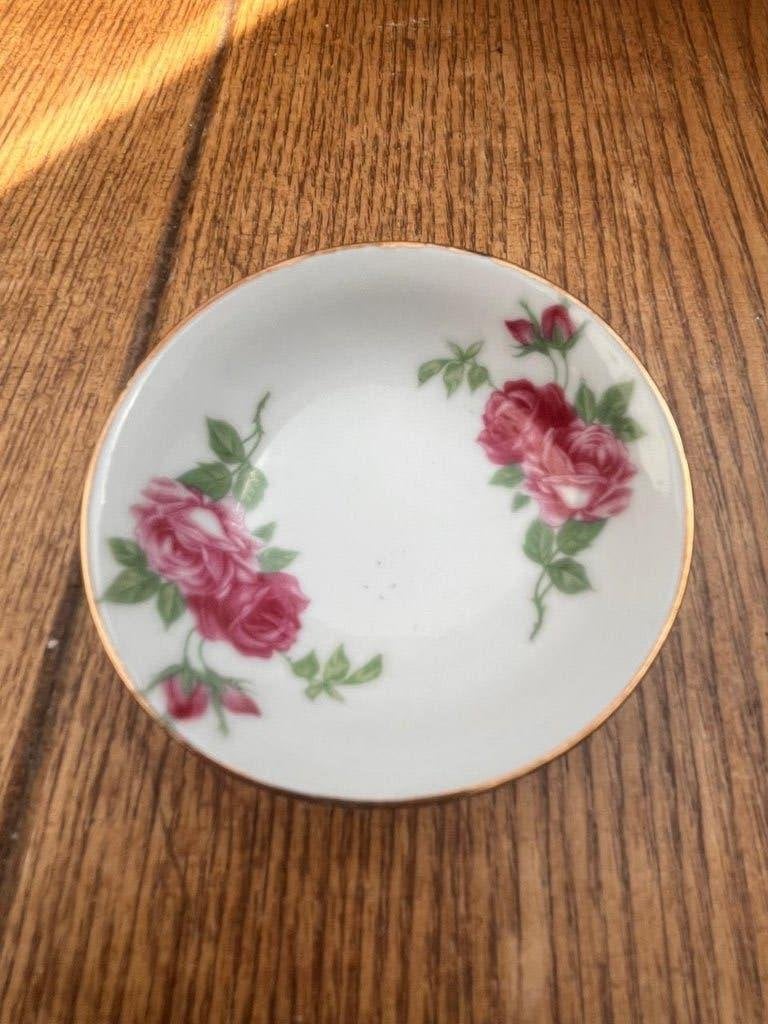 Delicaat Vintage Porseleinen Schoteltje, Ophalen of Verzenden
