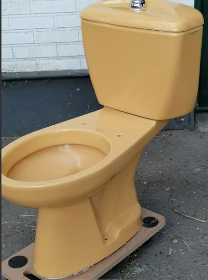 vintage wc toilet vloermodel Villeroy Boch 1974, Enlèvement, Comme neuf, Pierre, Toilettes