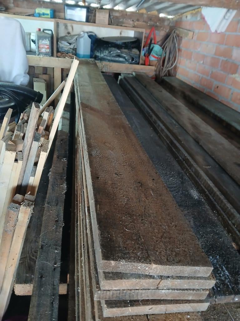 Barnwood . Massief Hout planken, Tuin en Terras, Ophalen, Planken
