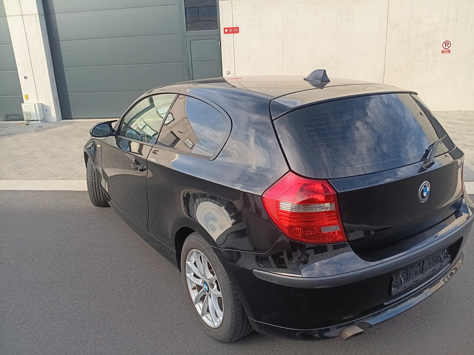 BMW I 116 zwart, Auto's, BMW, Zwart, Zwart, Particulier, Te koop