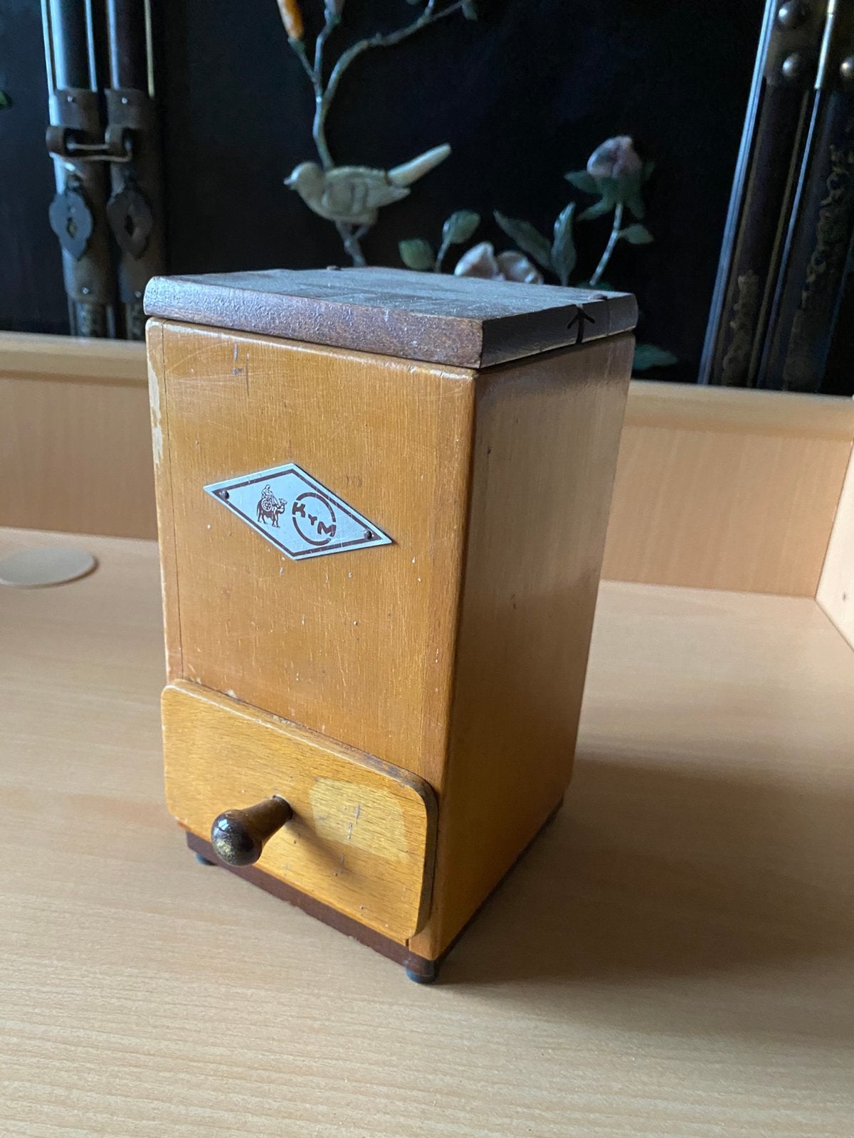 Antieke KyM koffiemolen ca. 1938-1955, Elektronische apparatuur, Ophalen, Gebruikt, Koffiemolen